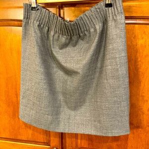 Gray, JCrew Mini skirt, size 14